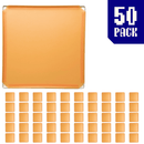 50-pack of Mustard Yellow BOOF panels for modular artist alley and convention booth connector grid display setups.