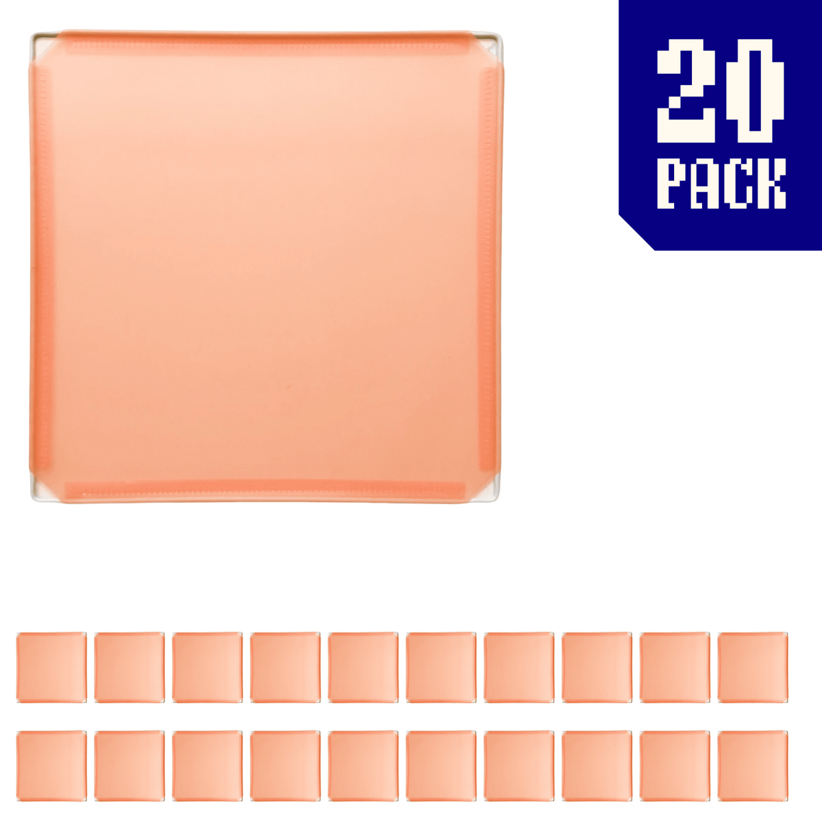 Frosted Peachy Orange (PMS 169C) / 20-pack