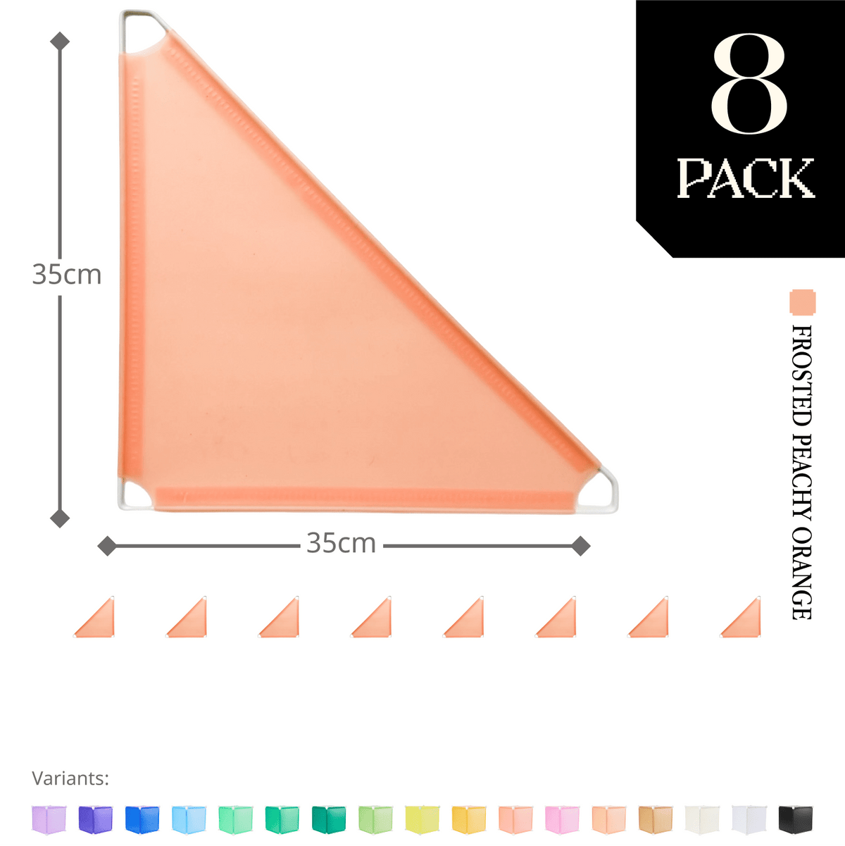 Frosted Peachy Orange (PMS 169C) / 8-pack [10% off]