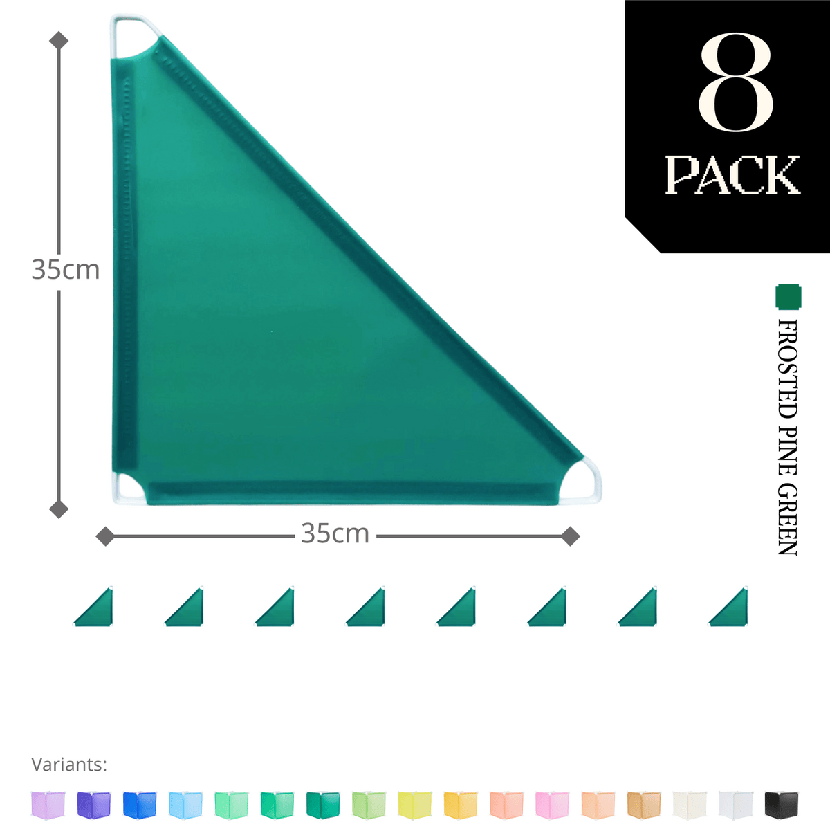 Frosted Pine Green (PMS 2245 C) / 8-pack [10% off]