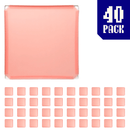 40-pack of Salmon Pink BOOF panels for modular artist alley and convention booth connector grid display setups.