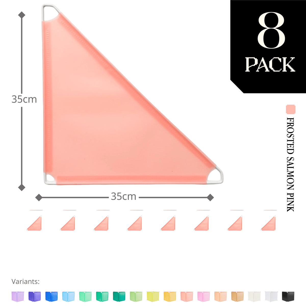 Frosted Salmon Pink (PMS 1765 C) / 8-pack [10% off]