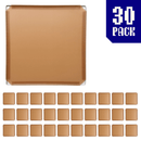 30-pack of Tan Brown BOOF panels for modular artist alley and convention booth connector grid display setups.