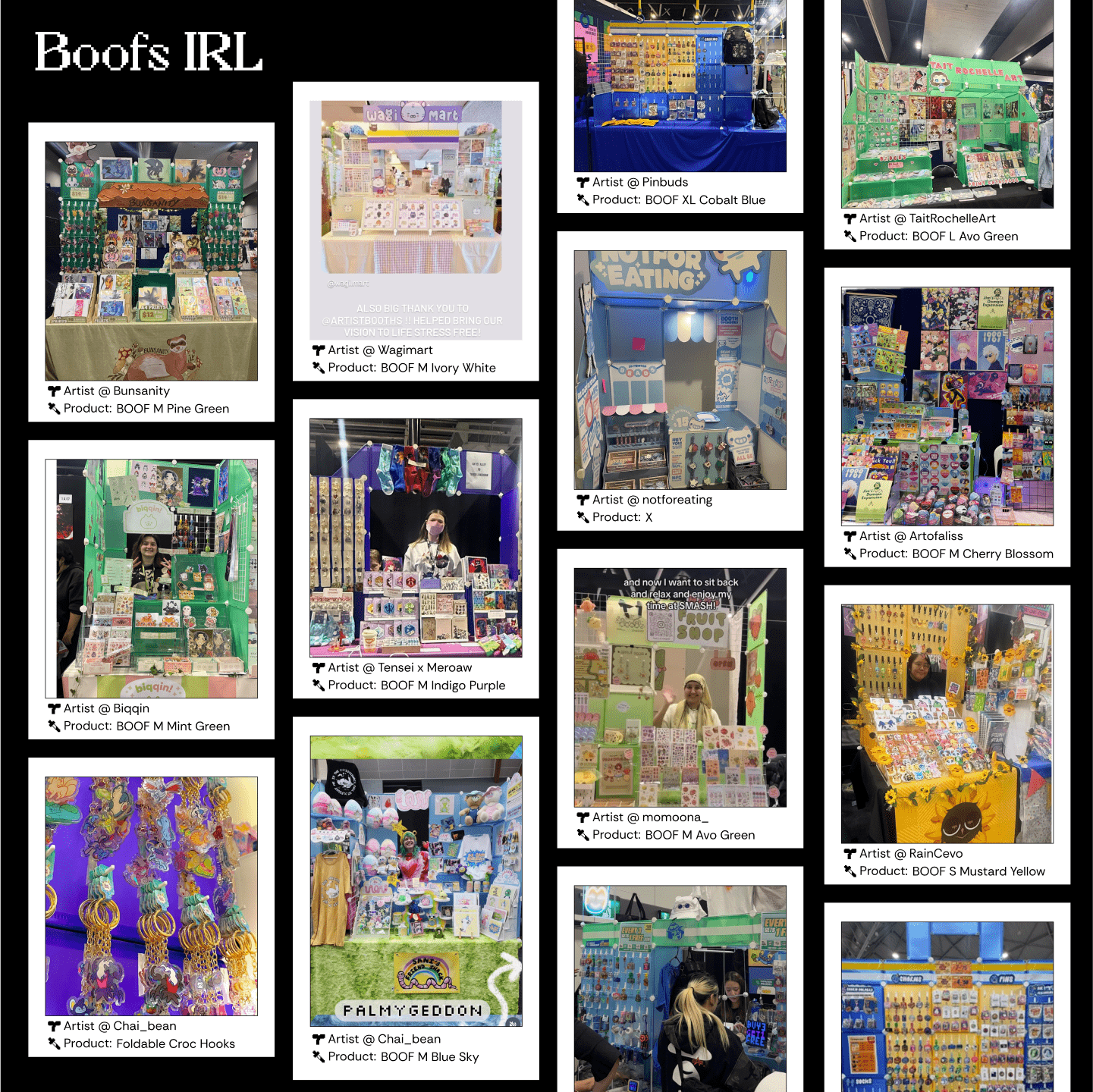 Modular Half-Square Panel (17.5x35cm) - BOOF Bulk Pack