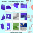 Modular Half-Square Panel (17.5x35cm) - BOOF Bulk Pack