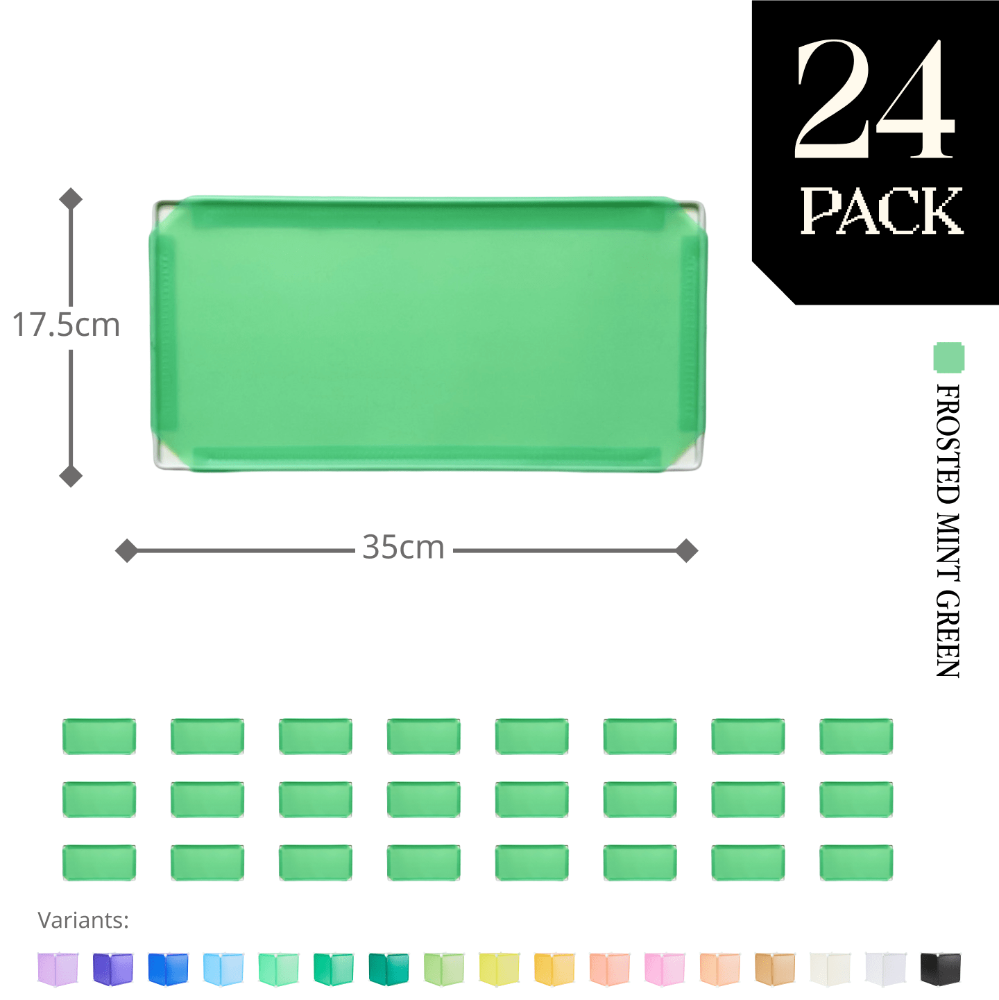 Modular Half-Square Panel (17.5x35cm) - BOOF Bulk Pack