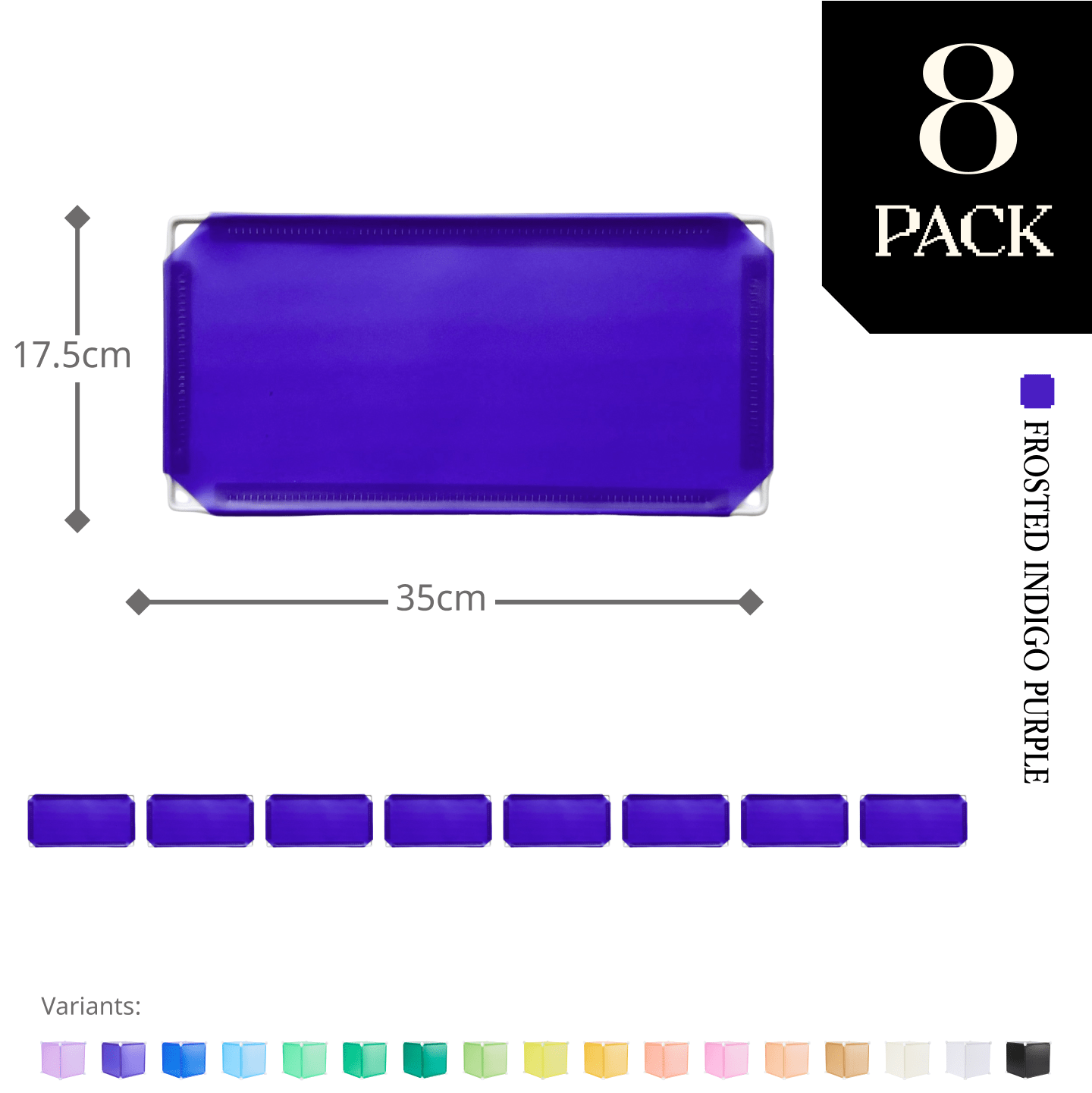 Modular Half-Square Panel (17.5x35cm) - BOOF Bulk Pack
