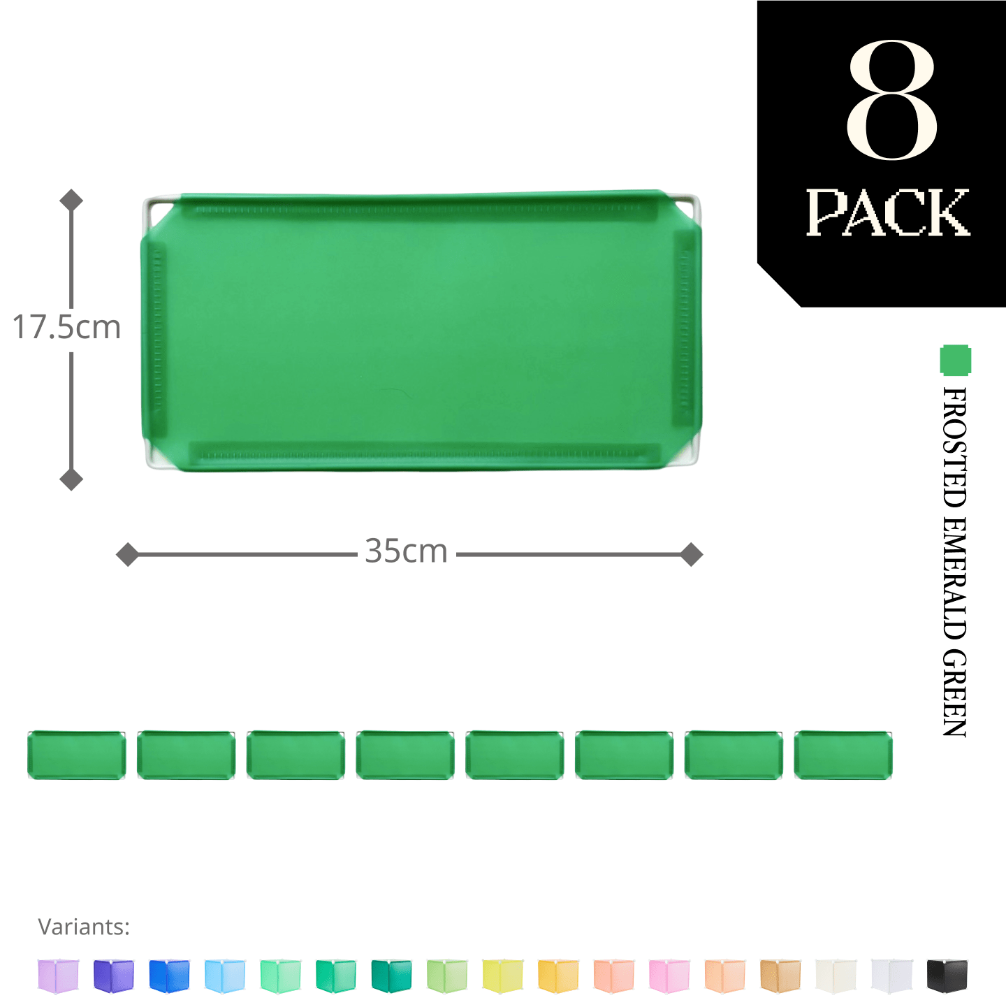 Modular Half-Square Panel (17.5x35cm) - BOOF Bulk Pack