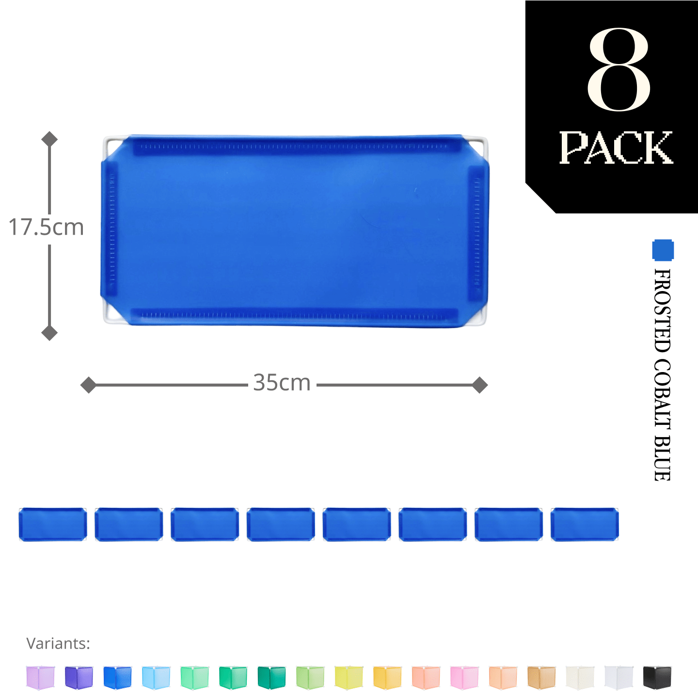 Modular Half-Square Panel (17.5x35cm) - BOOF Bulk Pack
