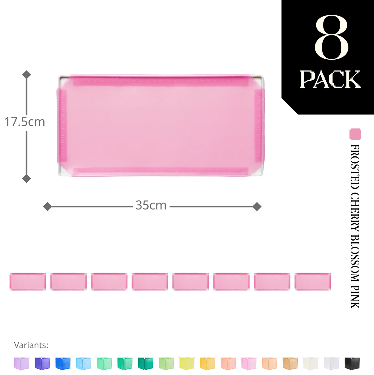 Frosted Cherry Blossom Pink (PMS 2562C) / 8-pack [10% off]