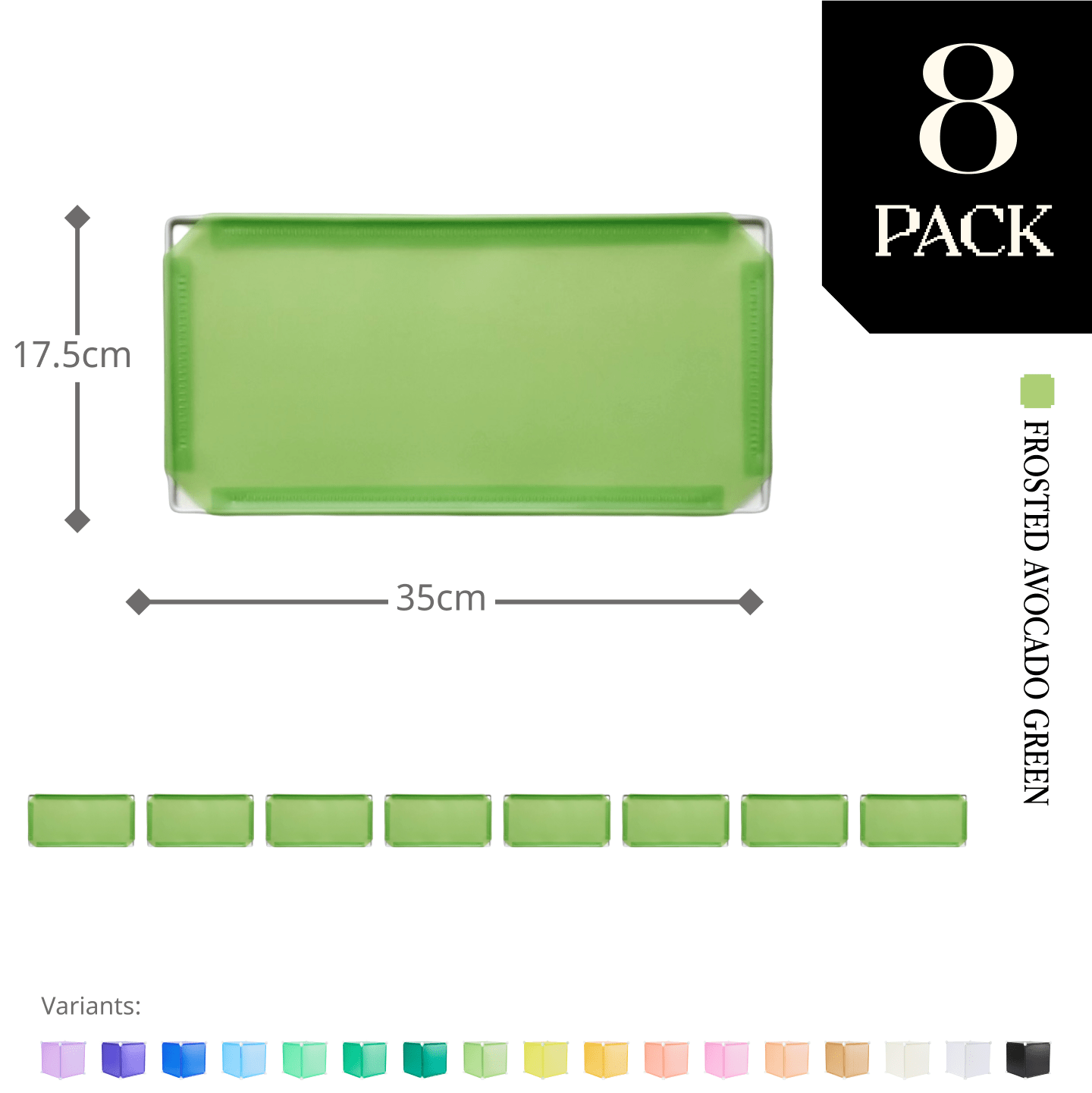 Modular Half-Square Panel (17.5x35cm) - BOOF Bulk Pack