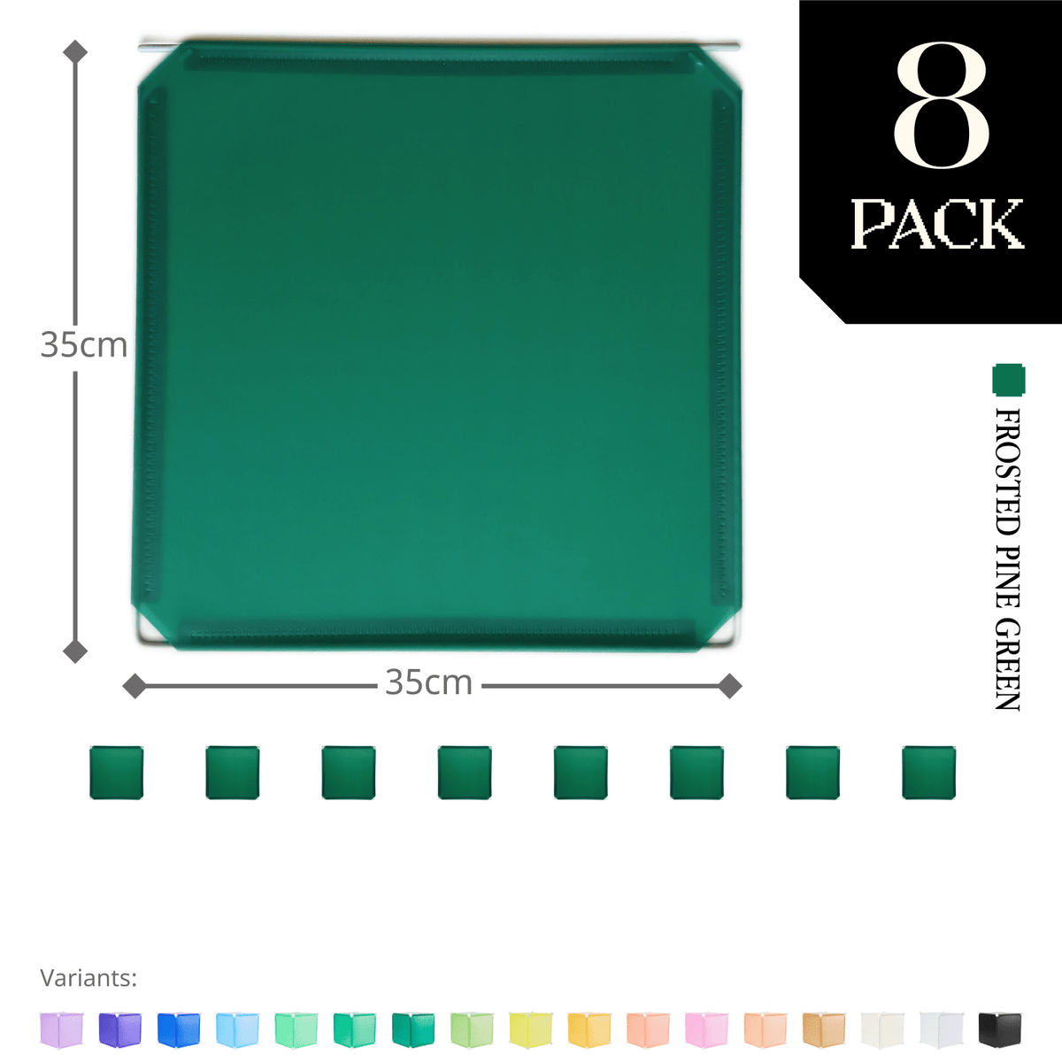 Frosted Pine Green (PMS 2245 C) / 8-pack [10% off]