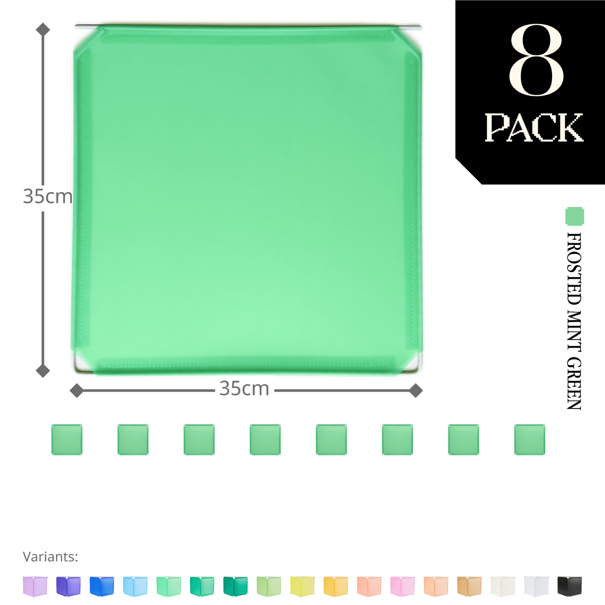 Frosted Mint Green (PMS 353 C) / 8-pack [10% off]