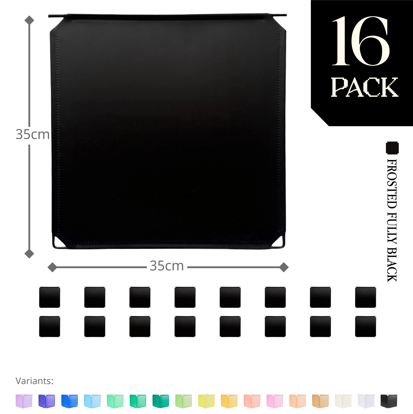 Modular Hinged Square Panel (35x35cm) - BOOF Bulk Pack