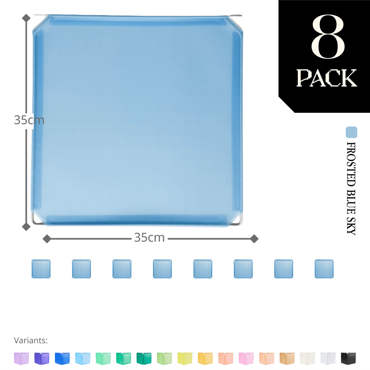 Frosted Blue Sky (PMS 284C) / 8-pack [10% off]