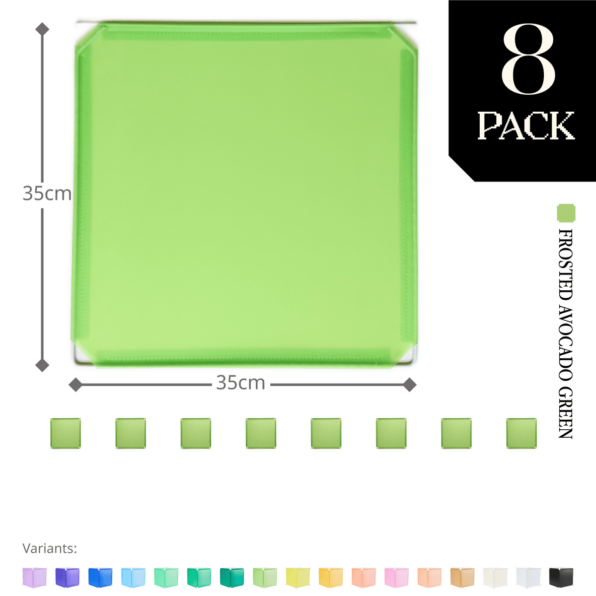 Frosted Avocado Green (PMS 359C) / 8-pack [10% off]