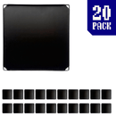 20-pack of Fully Black BOOF panels for modular artist alley and convention booth connector grid display setups.