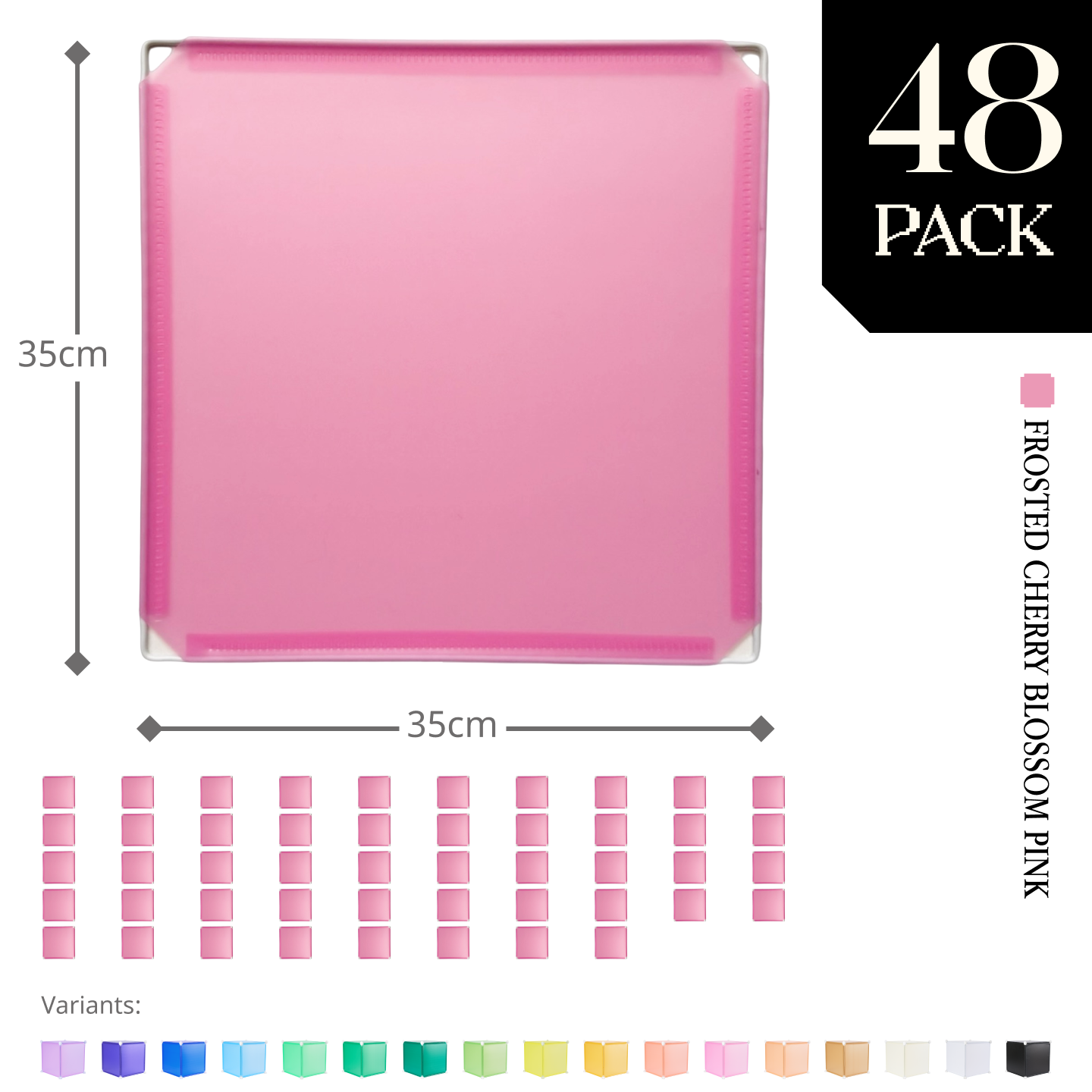 Modular Square Panel (35x35cm) - BOOF Bulk pack