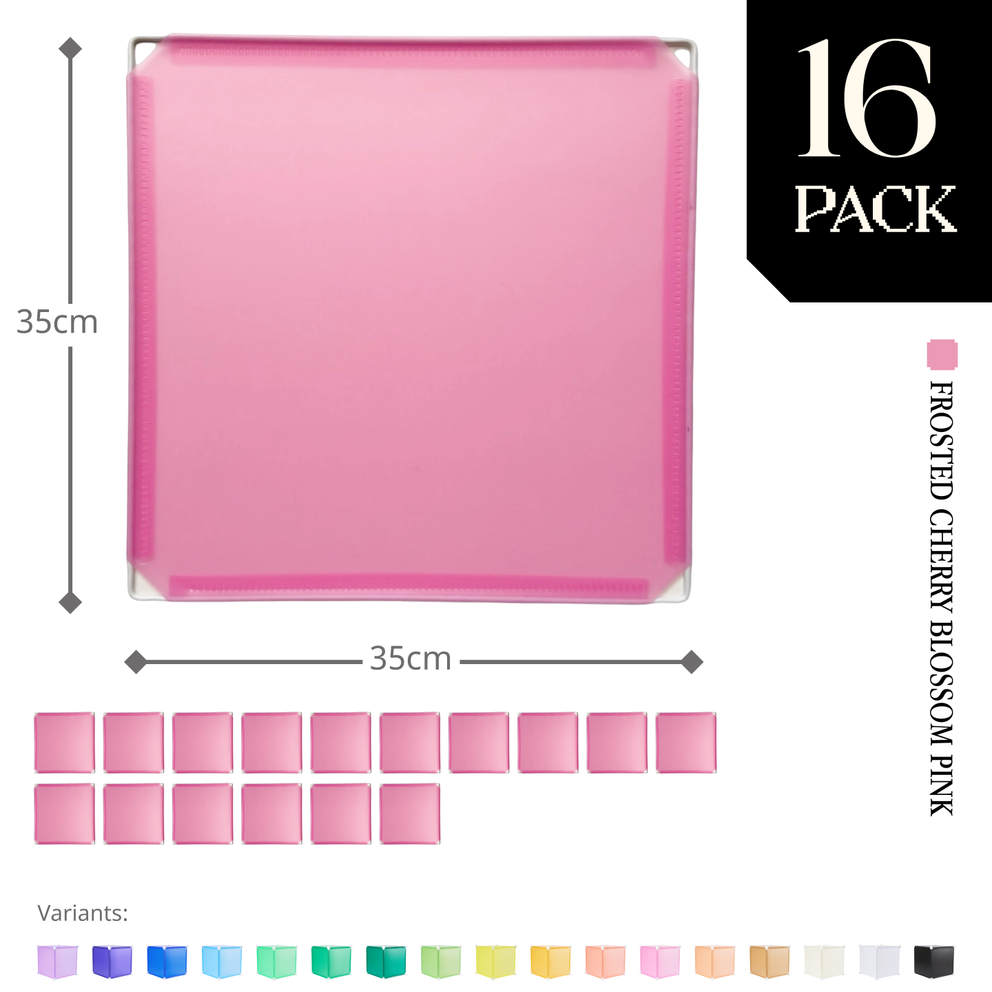 Modular Square Panel (35x35cm) - BOOF Bulk pack