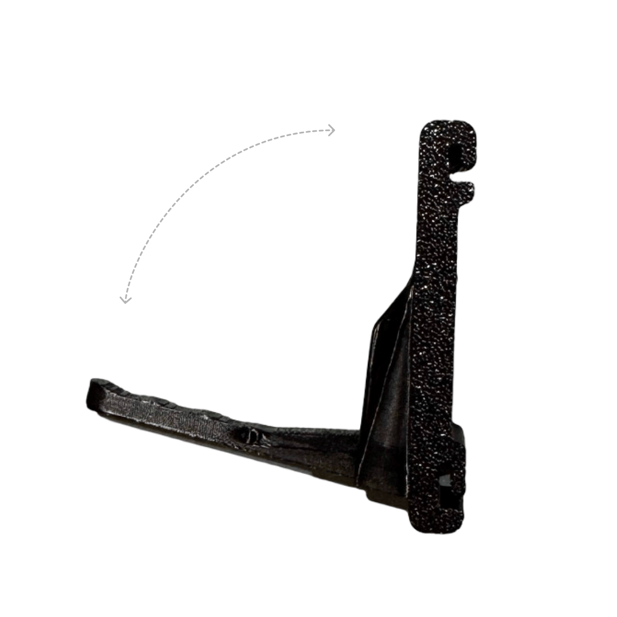 Artistbooths Booth Garage Black Foldable Self Serve Hook (wire clip version) - [10 pcs]