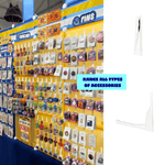 Artistbooths Booth Garage BOOF Foldable Croc Hooks (adhesive) - 10-pack