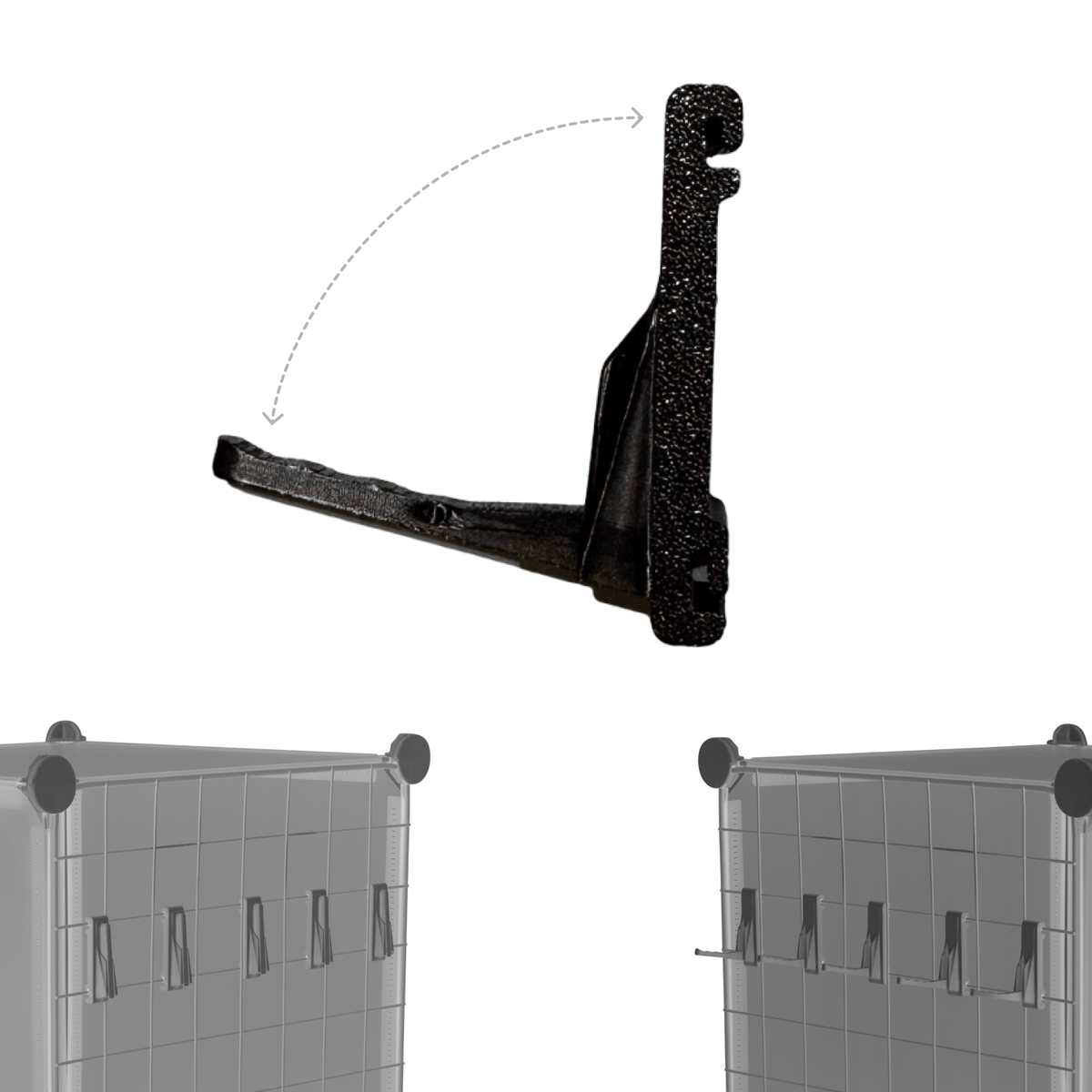 Artistbooths Booth Garage Foldable Self Serve Hook (wire clip version) - [10 pcs]