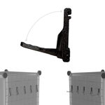 Artistbooths Booth Garage Foldable Self Serve Hook (wire clip version) - [10 pcs]