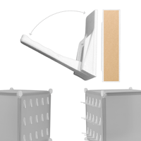 Artistbooths Booth Garage Foldable Self Serve Hooks - Adhesive Version [10 pcs]