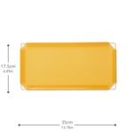 Artistbooths Booth Garage Frosted Amber Yellow (PMS 1235 C) Half-Squares 10-Pack [17.5cm / 6.89in]