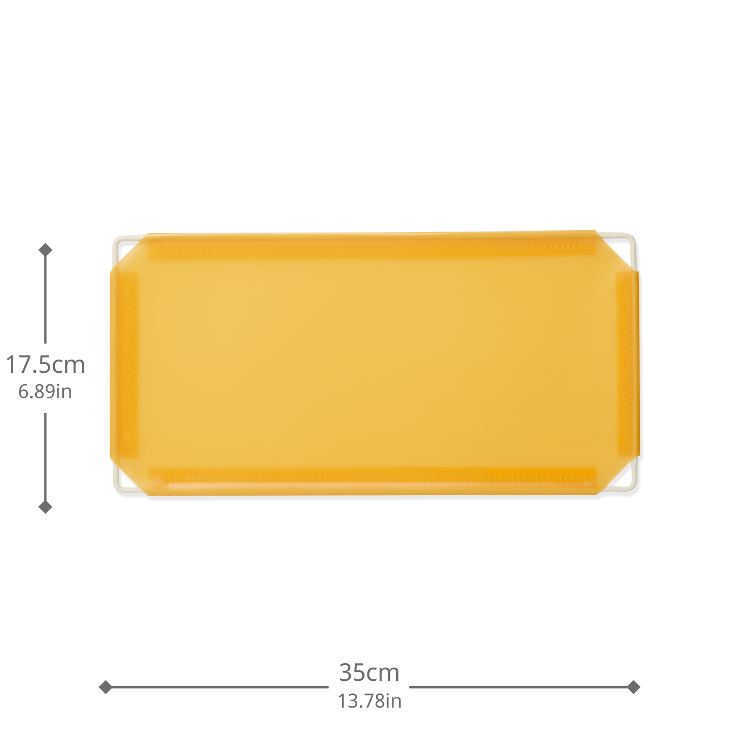 Artistbooths Booth Garage Frosted Amber Yellow (PMS 1235 C) Half-Squares 10-Pack [17.5cm / 6.89in]