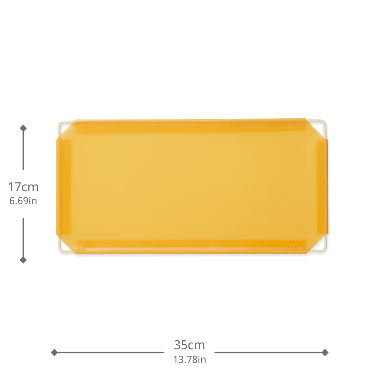 Artistbooths Booth Garage Frosted Amber Yellow (PMS 1235 C) Half-Squares 10-Pack [17cm / 6.69in]