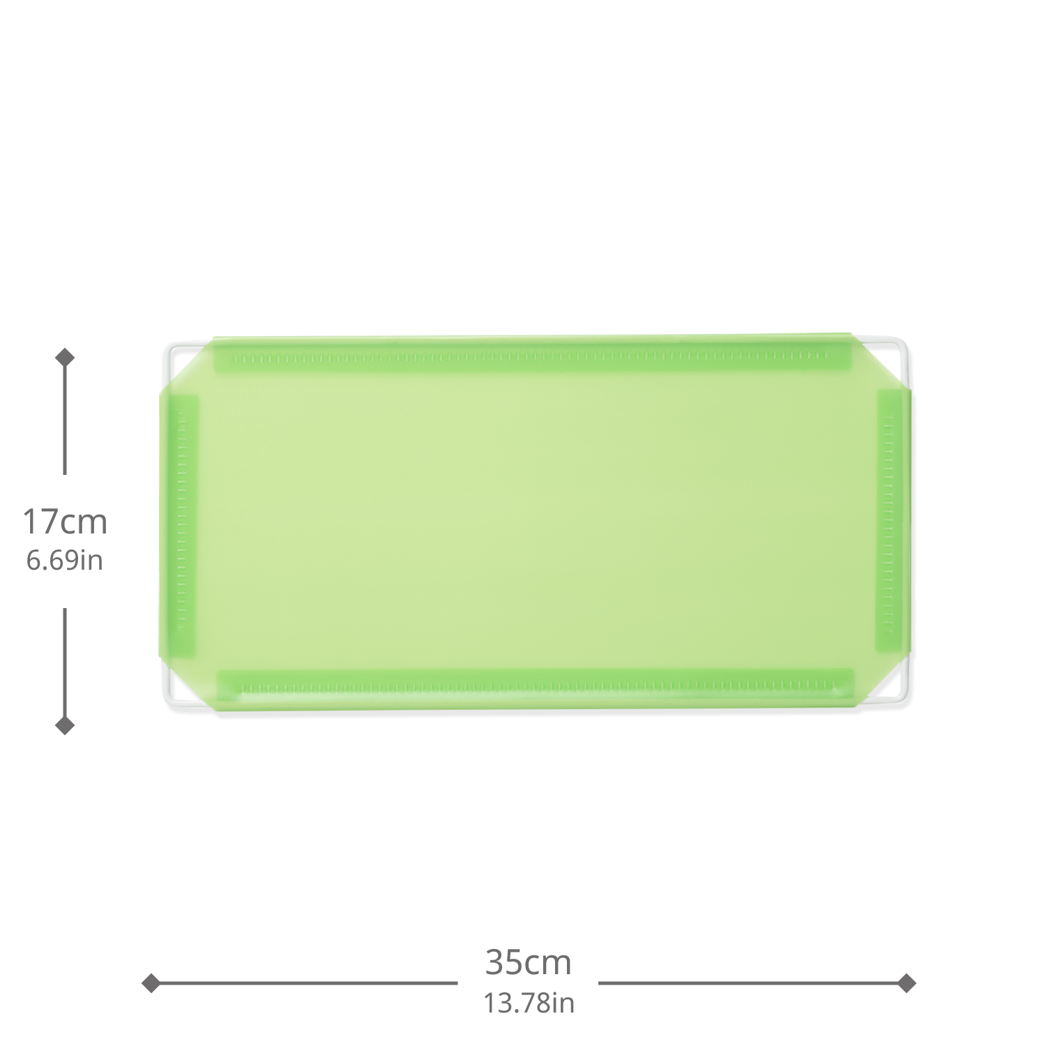 Artistbooths Booth Garage Frosted Avocado Green (PMS 359C) Half-Squares 10-Pack [17cm / 6.69in]
