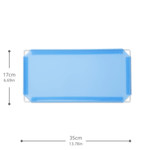 Artistbooths Booth Garage Frosted Blue Sky (PMS 284C) Half-Squares 10-Pack [17cm / 6.69in]