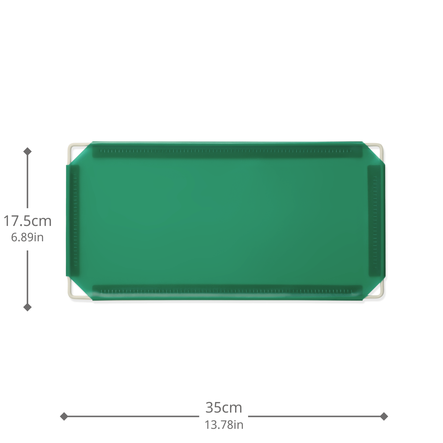 Artistbooths Booth Garage Frosted Forest Green (PMS 3415 C) Half-Squares 10-Pack [17.5cm / 6.89in]