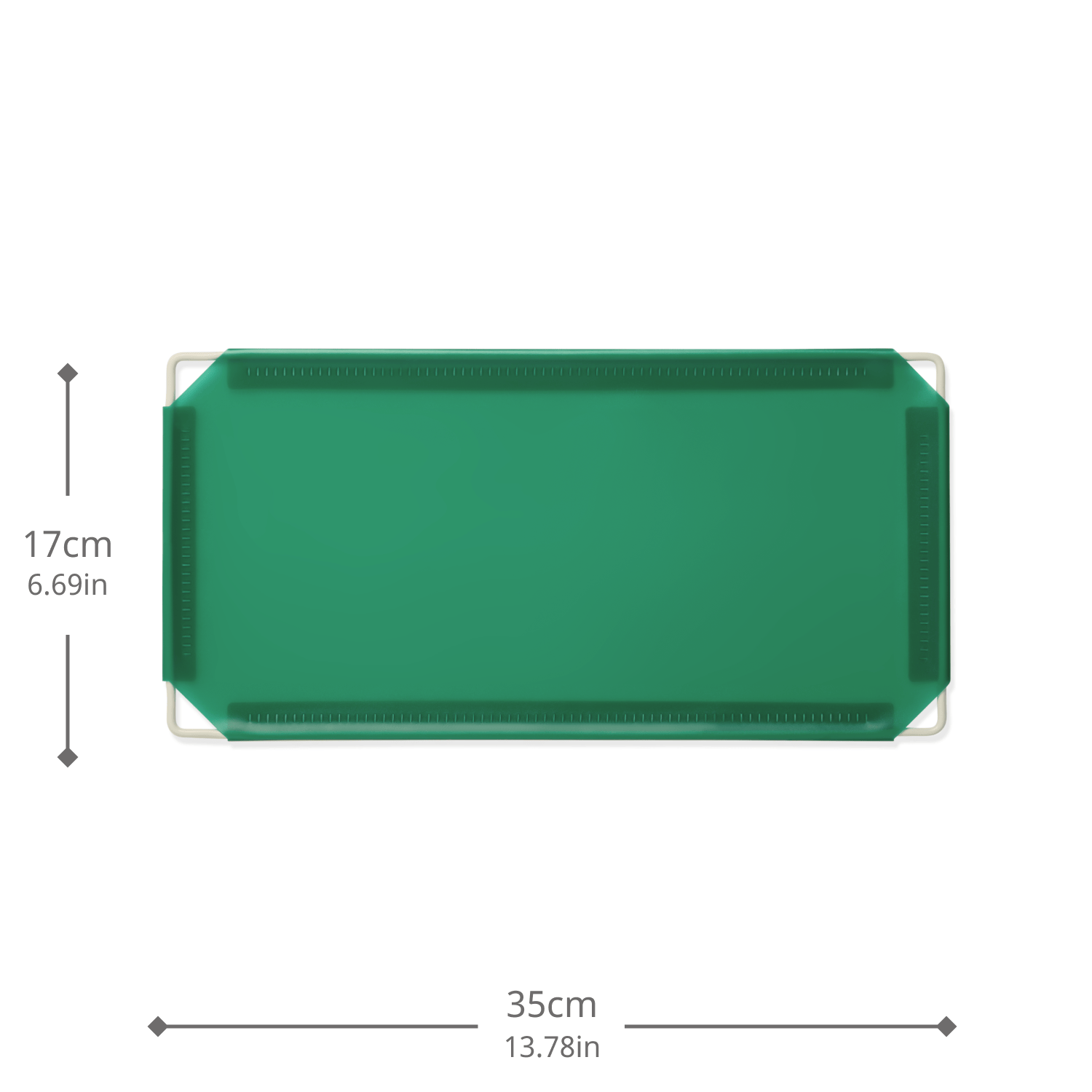 Artistbooths Booth Garage Frosted Forest Green (PMS 3415 C) Half-Squares 10-Pack [17cm / 6.69in]
