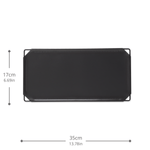 Artistbooths Booth Garage Frosted Fully Black (PMS 6 C) Half-Squares 10-Pack [17cm / 6.69in]