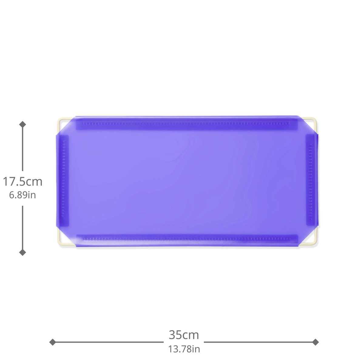 Artistbooths Booth Garage Frosted Grape Purple (PMS 2089 C) Half-Squares 10-Pack [17.5cm / 6.89in]