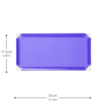 Artistbooths Booth Garage Frosted Grape Purple (PMS 2089 C) Half-Squares 10-Pack [17.5cm / 6.89in]