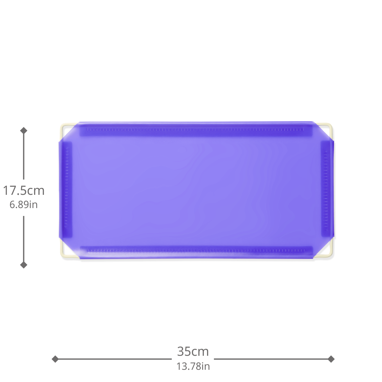 Artistbooths Booth Garage Frosted Grape Purple (PMS 2089 C) Half-Squares 10-Pack [17.5cm / 6.89in]