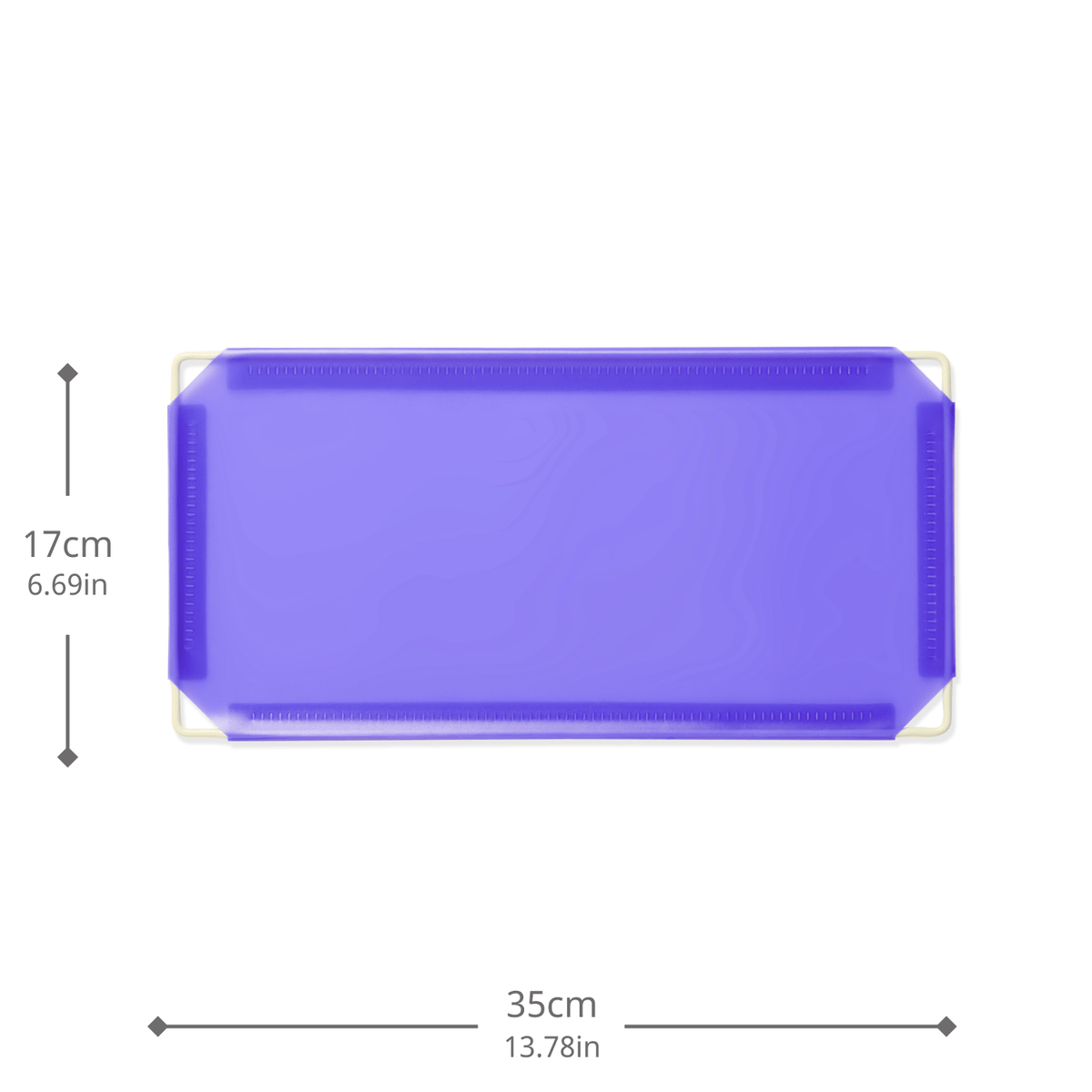 Artistbooths Booth Garage Frosted Grape Purple (PMS 2089 C) Half-Squares 10-Pack [17cm / 6.69in]