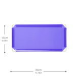Artistbooths Booth Garage Frosted Grape Purple (PMS 2089 C) Half-Squares 10-Pack [17cm / 6.69in]