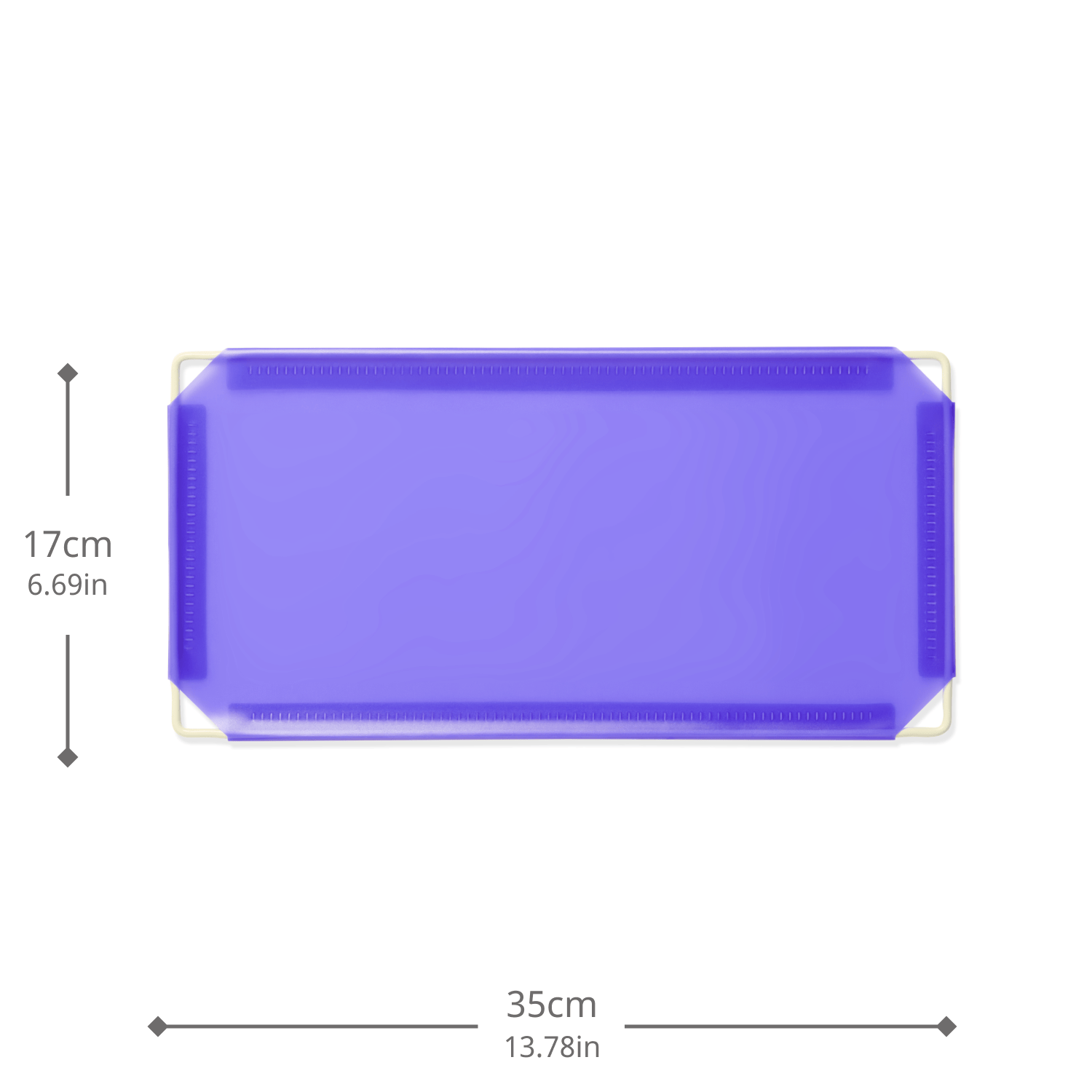 Artistbooths Booth Garage Frosted Grape Purple (PMS 2089 C) Half-Squares 10-Pack [17cm / 6.69in]