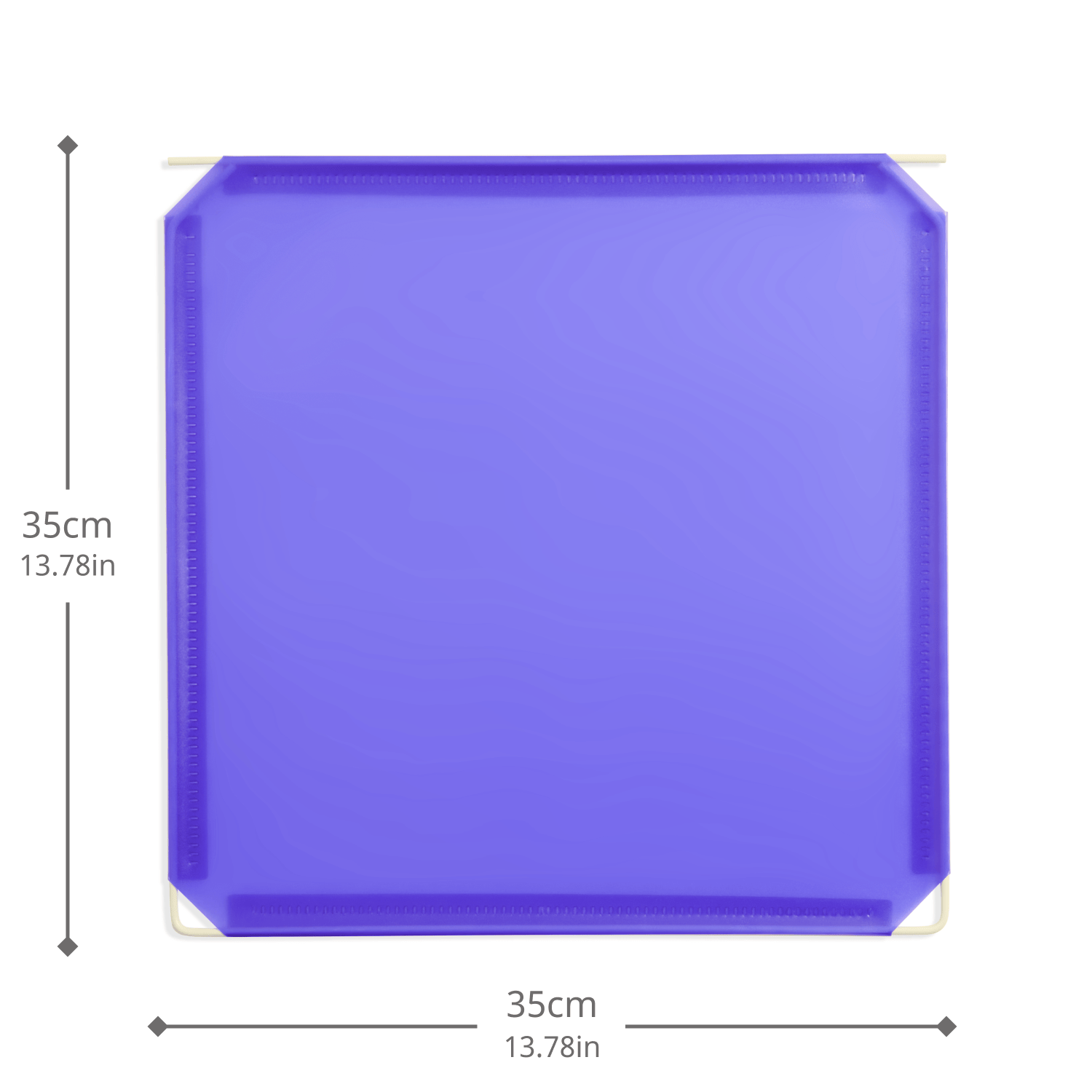 Artistbooths Booth Garage Frosted Grape Purple (PMS 2089 C) Hinged Squares 8-Pack [35cm / 13.78in]