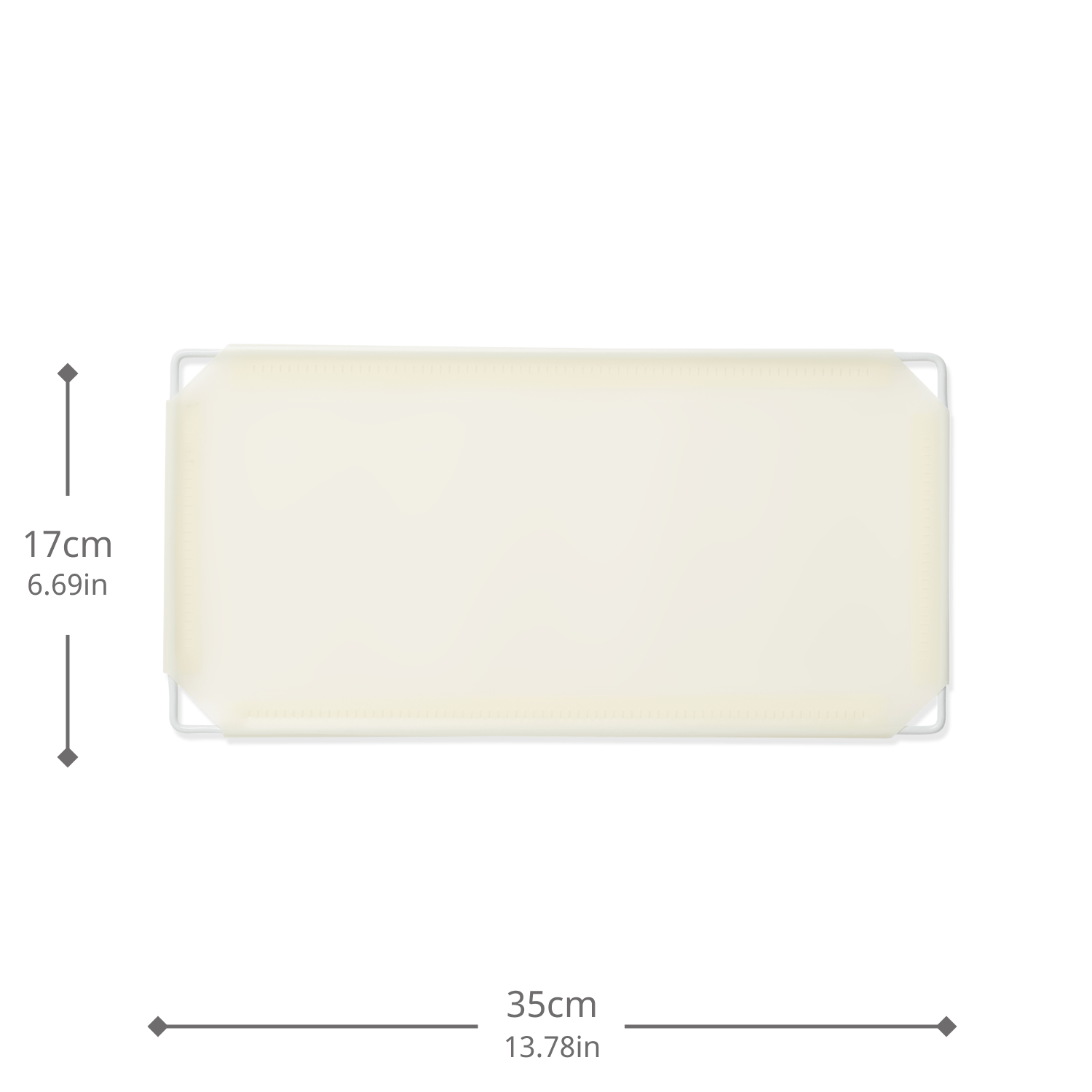 Artistbooths Booth Garage Frosted Ivory White (PMS 7527 C) Half-Squares 10-Pack [17cm / 6.69in]