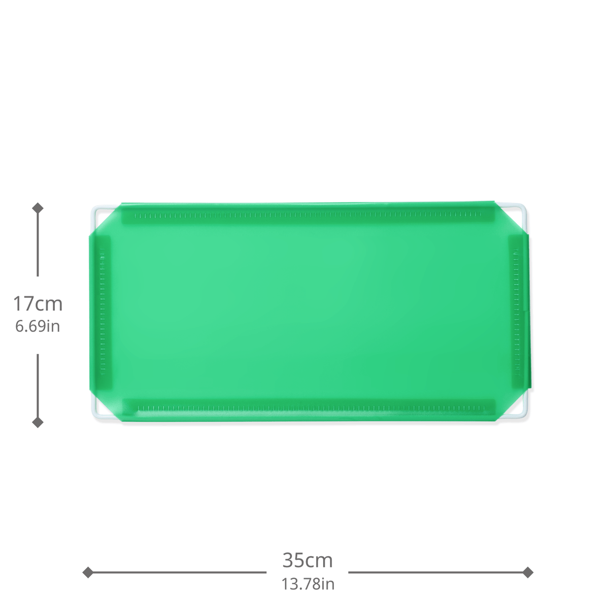Artistbooths Booth Garage Frosted Jade Green (PMS 7739 C) Half-Squares 10-Pack [17cm / 6.69in]