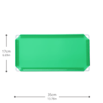 Artistbooths Booth Garage Frosted Jade Green (PMS 7739 C) Half-Squares 10-Pack [17cm / 6.69in]