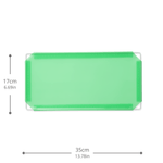 Artistbooths Booth Garage Frosted Mint Green (PMS 353 C) Half-Squares 10-Pack [17cm / 6.69in]