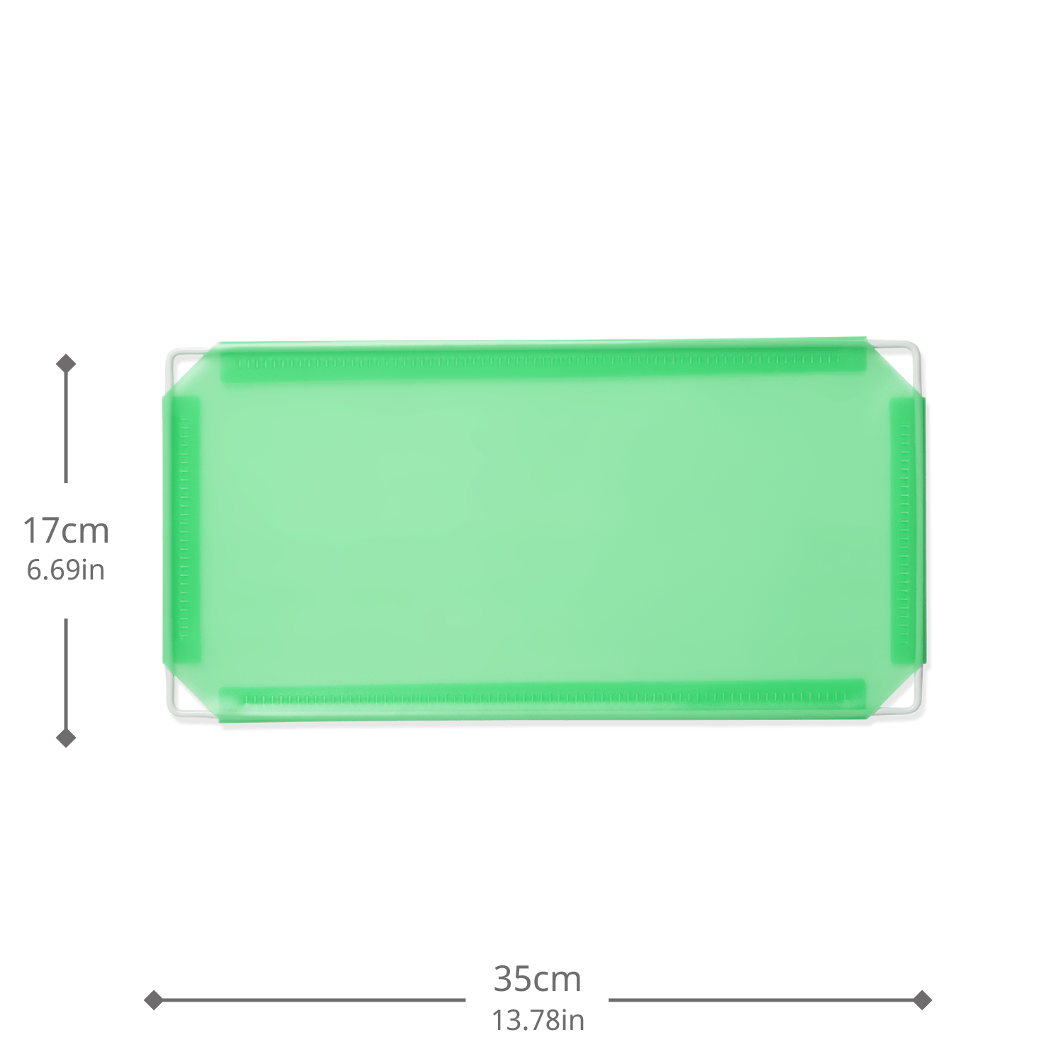 Artistbooths Booth Garage Frosted Mint Green (PMS 353 C) Half-Squares 10-Pack [17cm / 6.69in]