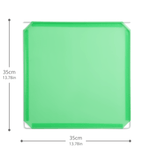 Artistbooths Booth Garage Frosted Mint Green (PMS 353 C) Hinged Squares 8-Pack [35cm / 13.78in]