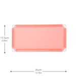 Artistbooths Booth Garage Frosted Salmon Pink (PMS 1765 C) Half-Squares 10-Pack [17.5cm / 6.89in]